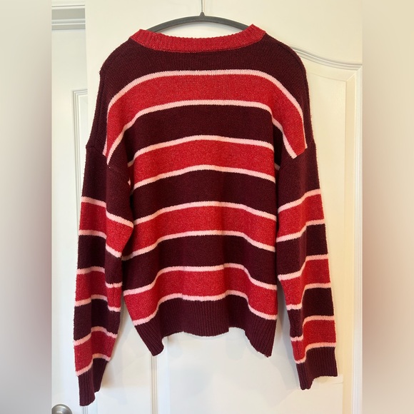 NWOT No Boundaries Netflix Stranger Things Striped Sweater - Picture 4 of 7